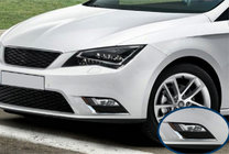 Seat Leon 2013–2020 Nerezové kryty mlhových světel (2 ks) fotografie 1