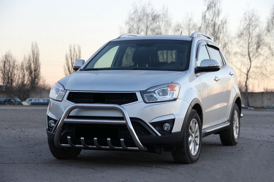 SsangYong Korando 2010–2019 Přední ochranný rám (bull bar) WT003 (nerez) Image