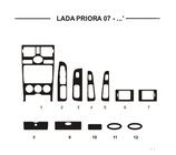 Lada Priora 2007–2018 Kryty palubní desky (Hartman) Ořech fotografie 1