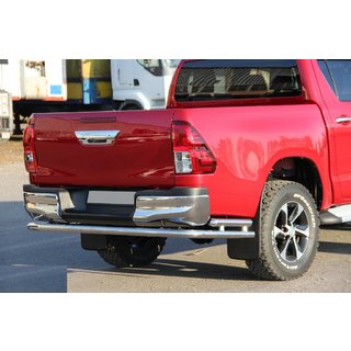 Zadní ochranný rám AK005-2 (nerez) Toyota Hilux 2015– fotografie 3