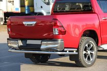 Toyota Hilux 2015– Zadní ochranný rám AK005-2 (nerez) fotografie 3