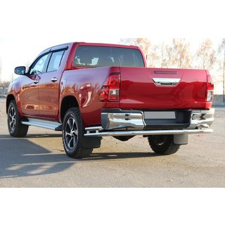 Zadní ochranný rám AK005-2 (nerez) Toyota Hilux 2015– fotografie 4