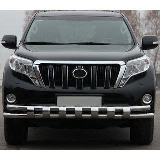 Přední ochranný rám ST016-2 (nerez) Toyota Land Cruiser Prado 150 2009–2023 fotografie 1