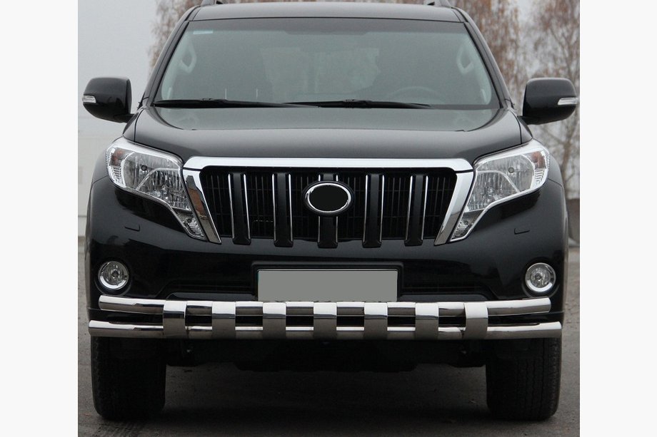 Toyota Land Cruiser Prado 150 2009–2023 Přední ochranný rám ST016-2 (nerez) Image