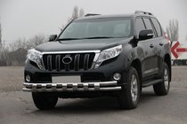 Toyota Land Cruiser Prado 150 2009–2023 Přední ochranný rám ST016-2 (nerez) fotografie 2