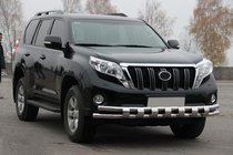 Toyota Land Cruiser Prado 150 2009–2023 Přední ochranný rám ST016-2 (nerez) fotografie 3