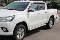 Toyota Hilux 2015– Boční nášlapy KB001 (nerez) 60 mm fotografie 3
