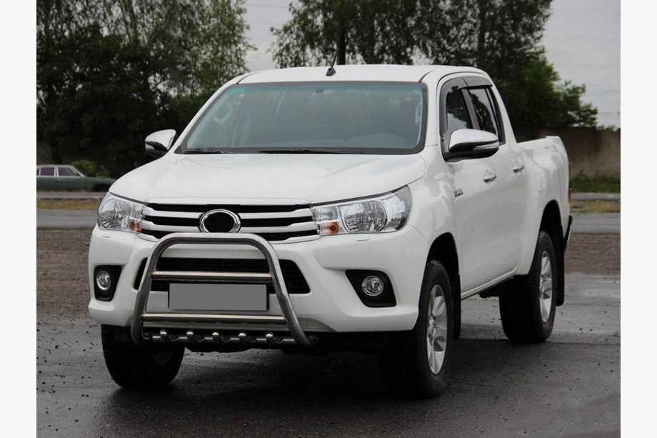 Toyota Hilux 2015– Přední ochranný rám QT008 (nerez) Image