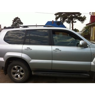 Vnější okenní lišty (6 ks, nerez) Toyota Land Cruiser Prado 120 2002–2009 fotografie 4