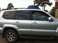 Toyota Land Cruiser Prado 120 2002–2009 Vnější okenní lišty (6 ks, nerez) OmsaLine – italská nerezová ocel fotografie 4