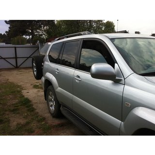 Vnější okenní lišty (6 ks, nerez) Toyota Land Cruiser Prado 120 2002–2009 fotografie 3