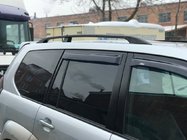 Toyota Land Cruiser Prado 120 2002–2009 Černé turecké střešní ližiny Plastové patky fotografie 6