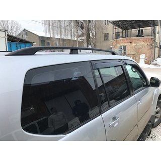 Černé turecké střešní ližiny Toyota Land Cruiser Prado 120 2002–2009 fotografie 3