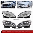 Mercedes C-class W204 2007–2015 Přední LED světlomety (2007-2011, 2 ks) Černá fotografie 1