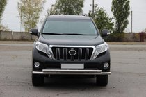 Toyota Land Cruiser Prado 150 2009–2023 Přední ochranný rám ST014 (nerez) 70/42 mm fotografie 2