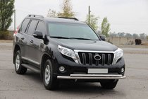 Toyota Land Cruiser Prado 150 2009–2023 Přední ochranný rám ST014 (nerez) 70/42 mm fotografie 4