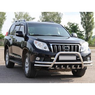 Přední nerezový ochranný rám (bullbar) WT003-2-Plus Toyota Land Cruiser Prado 150 2009–2023 fotografie 1