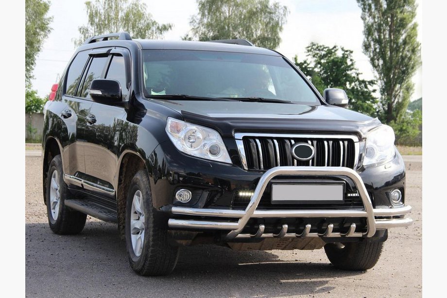 Toyota Land Cruiser Prado 150 2009–2023 Přední nerezový ochranný rám (bullbar) WT003-2-Plus Image