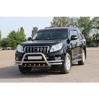 Přední nerezový ochranný rám (bullbar) WT003-2-Plus Toyota Land Cruiser Prado 150 2009–2023 fotografie 2