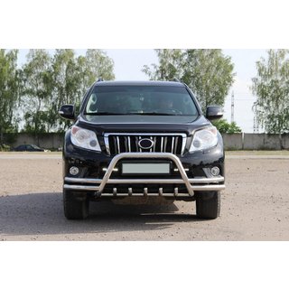 Přední nerezový ochranný rám (bullbar) WT003-2-Plus Toyota Land Cruiser Prado 150 2009–2023 fotografie 3