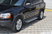 Volvo XC90 2002–2014 Boční nášlapy Allmond Grey (2 ks, hliník) fotografie 1