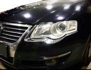 Volkswagen Passat B6 2006–2012 Mračítka na světlomety (2 ks, plast) fotografie 1