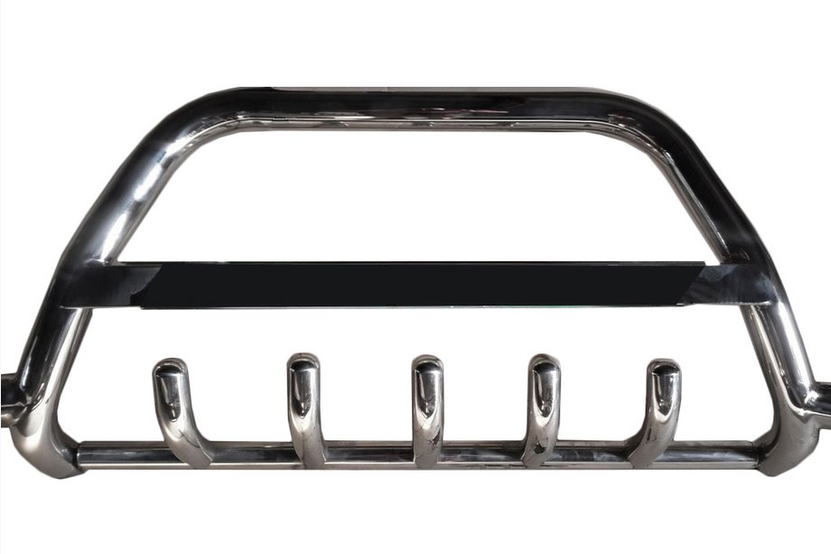 Volkswagen T5 Multivan 2003–2010 Přední ochranný rám WT004 LED (nerez) Image