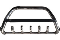 Volkswagen T5 Multivan 2003–2010 Přední ochranný rám WT004 LED (nerez) fotografie 1