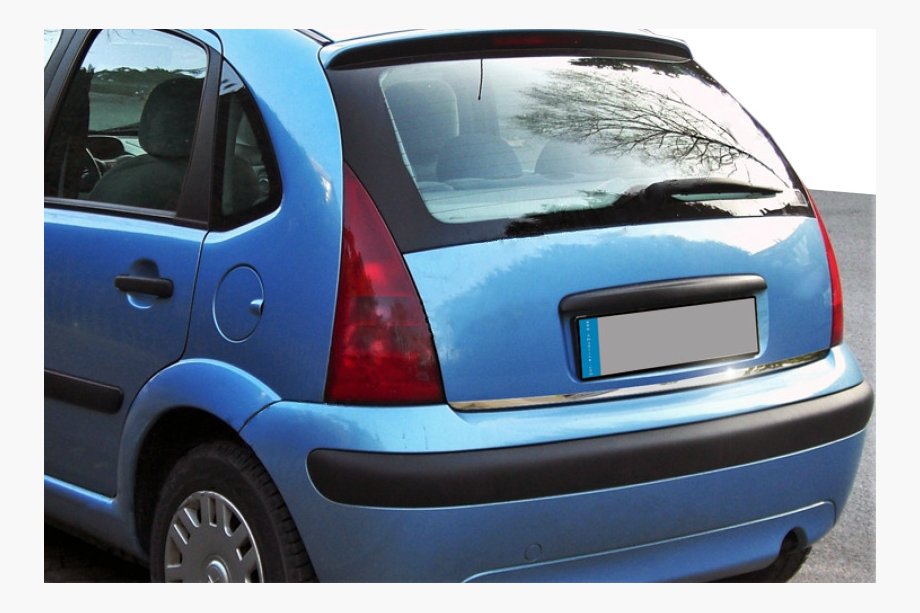 Citroen C-3 2002–2009 Nerezová lišta spodní hrany víka kufru Image