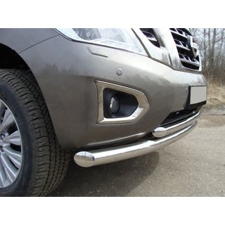 Přední dvojitý ochranný rám ST014 (nerez) Ford Galaxy 1995–2006 fotografie 1