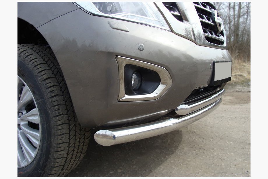 Ford Galaxy 1995–2006 Přední dvojitý ochranný rám ST014 (nerez) Image