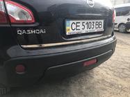 Nissan Qashqai 2007–2010 Nerezová ochranná lišta hrany kufru Carmos - turecká ocel fotografie 4