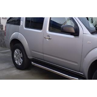 Kryty klik dveří (2 ks, nerez) Nissan Pathfinder R51 2005–2014 fotografie 4
