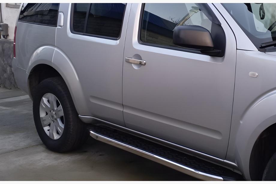 Nissan Pathfinder R51 2005–2014 Kryty klik dveří (2 ks, nerez) S čipem, OmsaLine – italská nerezová ocel Fotografie 4