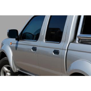 Vnější okenní lišty (4 ks, nerez) Nissan NP300 1999–2015 fotografie 1