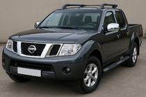 Nissan Navara 2006–2015 Nerezové kryty zrcátek (2 ks) Bez směrového opakovače fotografie 3