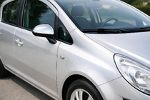 Opel Corsa D 2007–2014 Nerezové kryty zpětných zrcátek (2 ks) fotografie 1