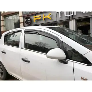 Vnější okenní lišty (4 ks, nerez)