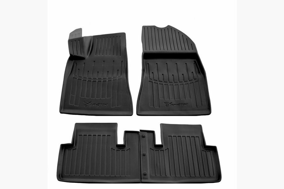 Tesla Model 3 2017– Gumové autokoberce Stingray 3D (sada 4 ks, polyuretan) Image