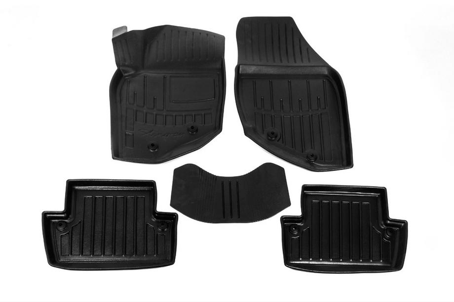 Volvo S60 2000–2009 Gumové autokoberce Stingray 3D (5 ks, polyuretan) Image