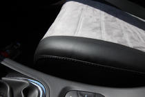Renault Megane III 2009–2016 Autopotahy eko kůže + tkanina + alcantara Antara A0010 (kompletní sada) fotografie 12