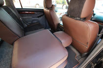 Toyota Land Cruiser Prado 120 2002–2009 Autopotahy z ekokůže + látky + alcantary Antara A088 (kompletní interiér) fotografie 20
