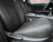 Toyota Avensis 2009–2018 Autopotahy z ekokůže + látka + antara Antara A001 (kompletní sada) fotografie 2