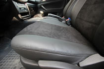 Volkswagen Passat B5 1997–2005 Autopotahy z ekokůže + látka + antara Antara A001 (kompletní sada) fotografie 2