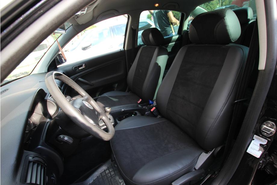 Volkswagen Passat B5 1997–2005 Autopotahy z ekokůže + látka + antara Antara A001 (kompletní sada) Image