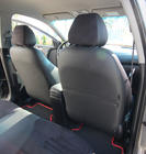 Hyundai Accent 2011–2017 Autopotahy z ekokůže + látka + antara Antara A001 (kompletní sada) fotografie 7