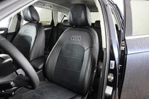 Audi A4 B8 2007–2015 Autopotahy z ekokůže + látka + antara Antara A001 (kompletní sada) fotografie 6