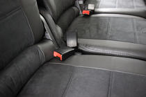 Volkswagen Touran 2003–2010 Autopotahy z ekokůže + látka + antara Antara A001 (kompletní sada) fotografie 10