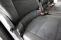 Volkswagen Touran 2003–2010 Autopotahy z ekokůže + látka + antara Antara A001 (kompletní sada) fotografie 4