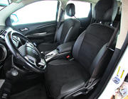 Dodge Journey 2008–2020 Potahy sedadel z ekokůže + látky + Alcantary Antara A001 (3 řady) fotografie 1